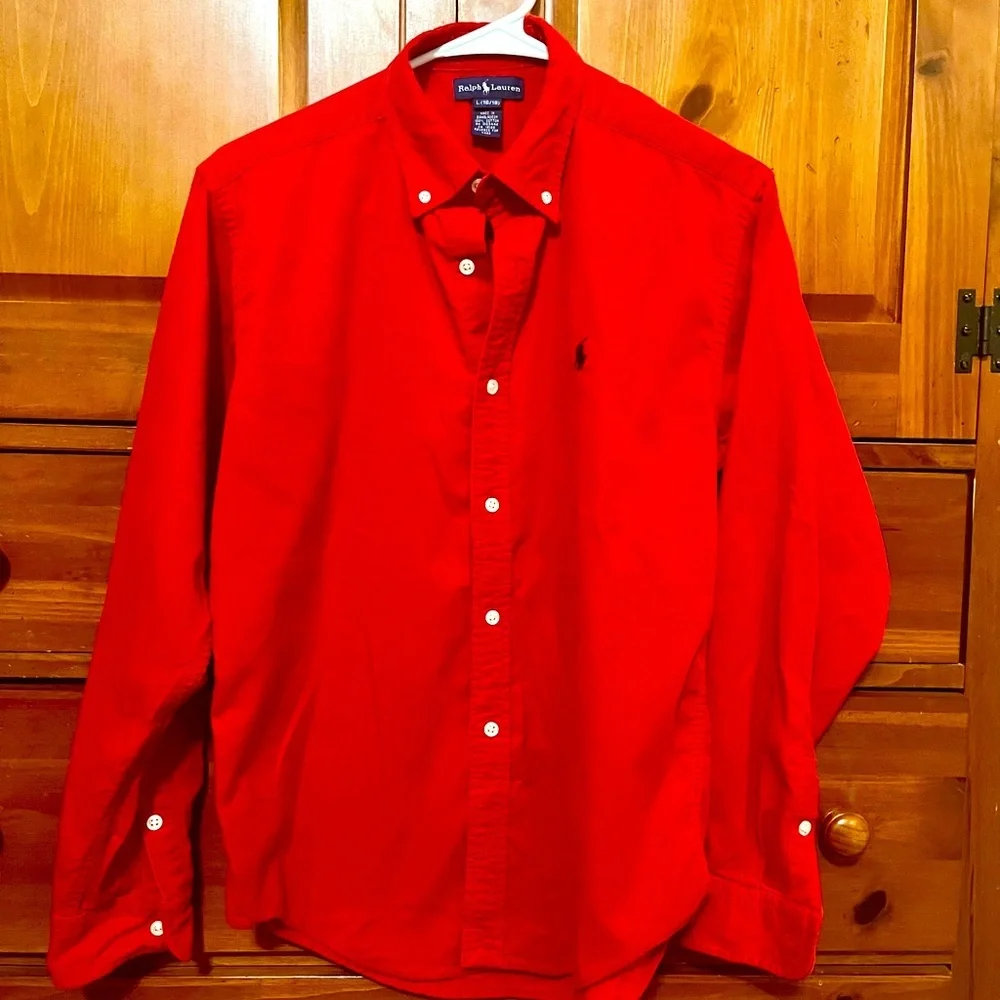 Ralph Lauren Boy’s Vibrant Button Down Shirt - Large - Picture 2 of 5